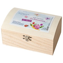 Communion Treasure Chest for Girls with 8 Great Surprises, Great Communion Gift for Girls