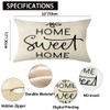 Ogiselestyle Home Sweet Home Throw Pillow Cover, 12 x 20