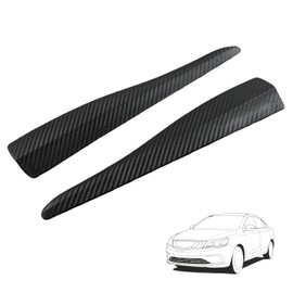 Car Bumper Plate Bumper Protector/Rubber Protector is suitable for general protection applications such as protecting the front spoiler from scratches and has easy installation features (4, Carbon
