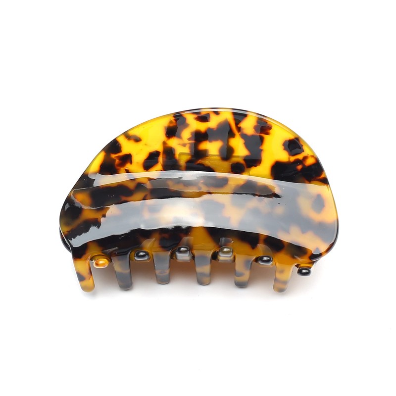 QinGoo Large Black White Hair Clip Beautiful Women's Hair Clip
