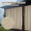 ROFASVCO Outdoor Curtains for Patio Waterproof, Zipper Design 2 Panels