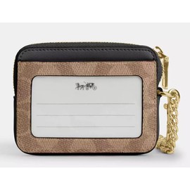 Coach CW883-QRX Women's Coin Case, Coin Purse, ID Card Case, IMQRX