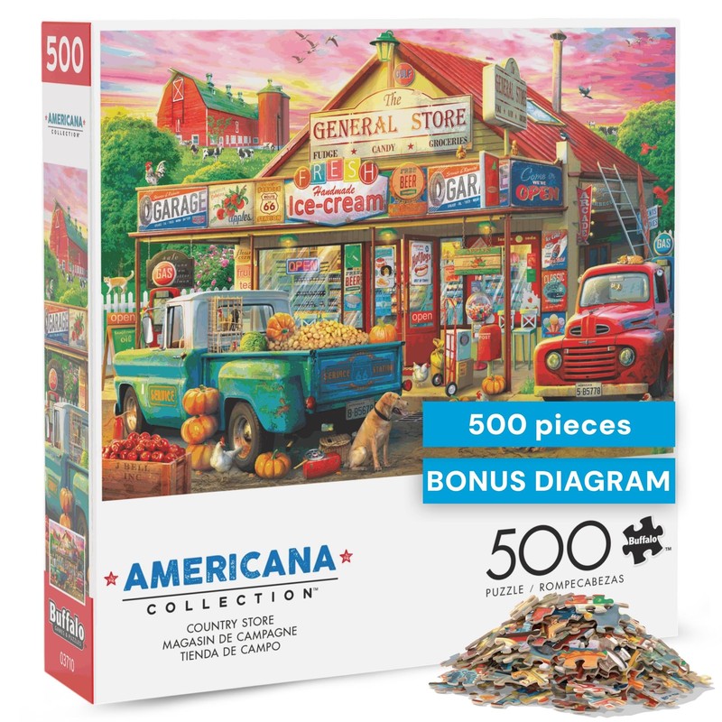 Buffalo Games - 500 piece Jigsaw Puzzle - Americana Collection