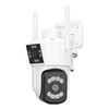 Outdoor WiFi Surveillance Camera 2 Lens Security PTZ IP Cam
