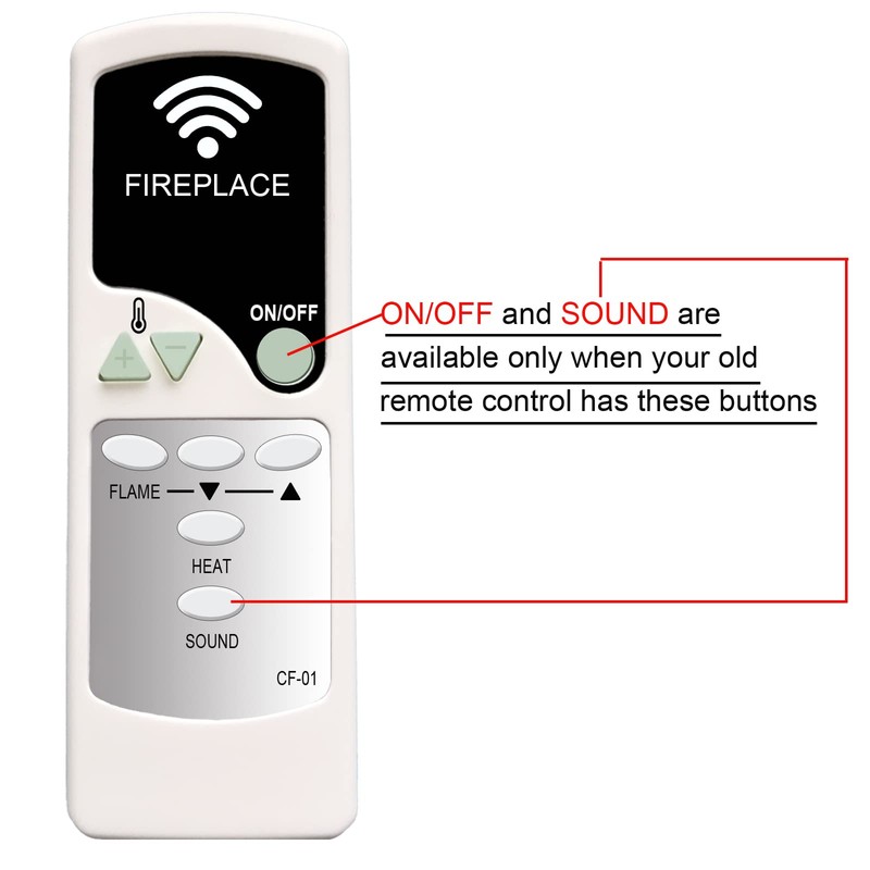 Replacement for Vermont Casting CFM PYROMASTER Electric Fireplace Heater Remote