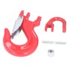Keenso Winch Rope Hook, Safety Lock Hook, Winch Trailer Clevis