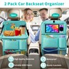 Etre Jeune Backseat Car Organizer with Tablet Holder, 6 Storage