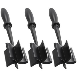 3Pcs Meat Chopper,Ground Beef Chopper with 5 Blade Head, Masher Multifunctional Heat Resistant Cookware for Hamburger Minced Meat, Butter, Potato