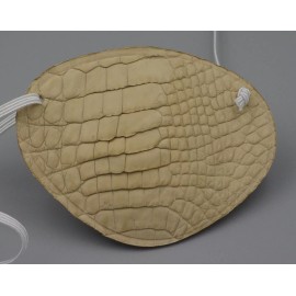 UnbrandedThe Best Eye Patch  World's Best Eye Patch  ADULT Alligator Leather BEIGE, Replaceable Elastic