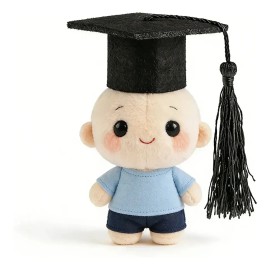 10pcs Mini Sombrero Graduación Para Recuerdos De Graduacion Color Negro
