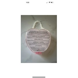 Claire's Brand New Girls Claire’s Club Heart Shaped Makeup /Kit with faux pearl handle