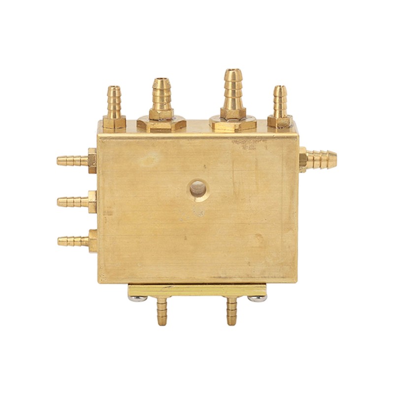 15 Holes Dental Cabinet Integrated Air Water Chassis Valve Copper