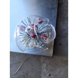 Unbranded Christmas Hanging Pendant Christmas Tree Ornament Craft Ball Decoration for