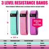 Resistance Bands, Exercise Workout Bands for Women and Men, 3