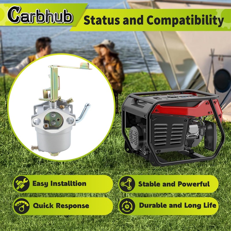Carbhub Carburetor Fit for Champion Power Equipment 80cc 1200 1500