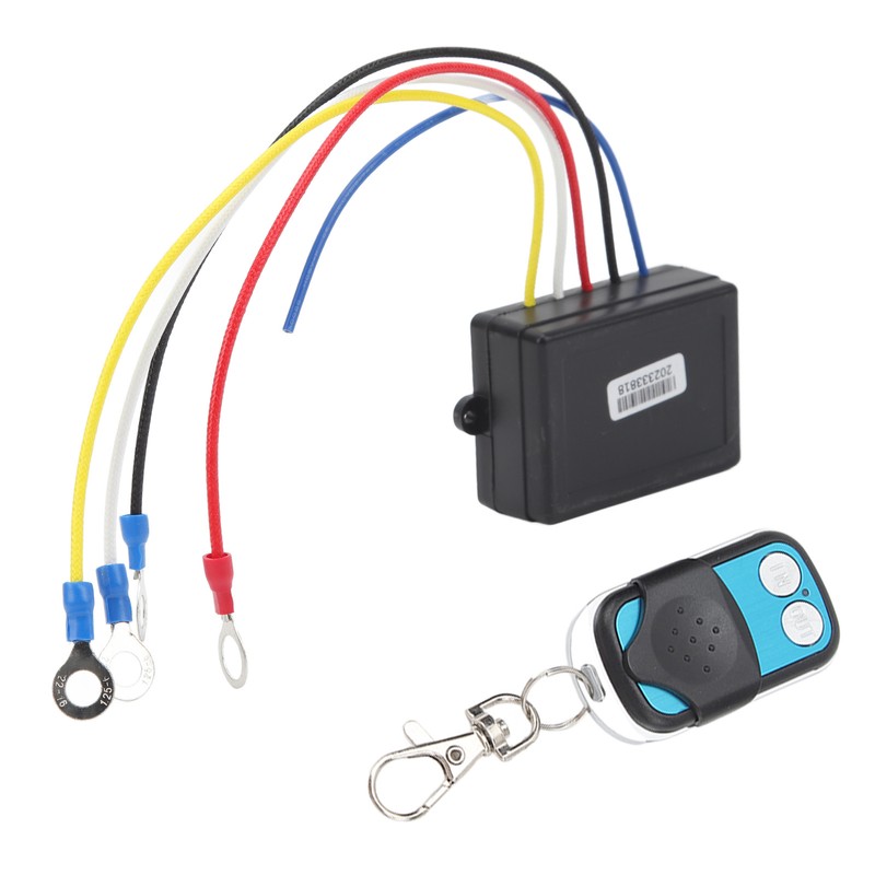 Wireless Winch Remote Control Kit DC 12V 24V 50ft Range