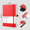 RETTACY Lined Journal Notebook - A5 Note Book Hardcover Notepad