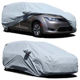 Car Cover fits 2017 2018 2019 2020 2021 2022 2023 2024 Chrysler Pacifica XTREMECOVERPRO Diamond Series Grey with Cable and Lock kit