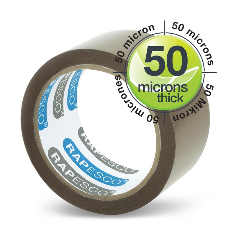 Rapesco 1683 Germ-Savvy Antibacterial, 960 Tape Dispenser with 1 Brown