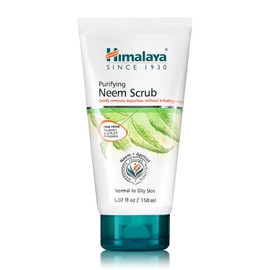 Himalaya Purifying Neem Scrub with Turmeric and Apricot for Normal to Oily Skin, 150ml/5.07oz