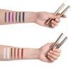 Vtrem 3PCS Shimmer Cream Eyeshadow Stick Double-headed Eye Shadow Pencil