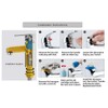 SEDAL Diameter 35mm Ceramic Faucet Cartridge Replacement for Single Handle