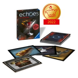 Ravensburger - Echoes Le Cocktail - Jeu d'enquête Audio Pour adultes et Enfants dès 14 ans - De 1 à 4 joueurs - Fonctionne avec Appli téléphone gratuite - 20665, Multicolor