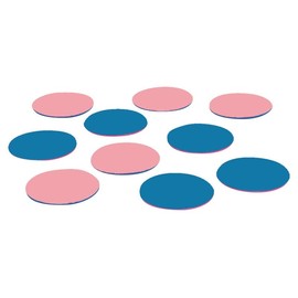 EVERNEW ETE092 Indoor Sports Reversi, Set of 10, Diameter 9.1 inches (23 cm) x Thickness 0.4 inches (1 cm)