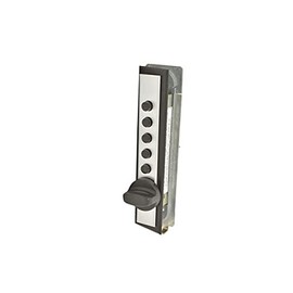 Simplex C960226D Cabinet Lock, Satin Chrome Finish, Combination Lock, Wood Application, Single Access Code, Produced with Highest Grade Materials