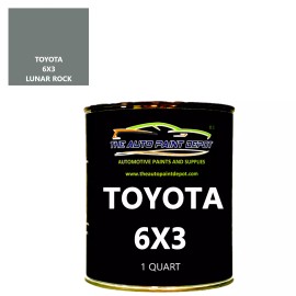 The Auto Paint Depot TAPD Touch up Paint for TOYOTA, 6X3 LUNAR ROCK, All Years - Quart