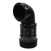 90mm Inlet x 90-110mm Outlet Toilet Flexible Pan Connector Elbow