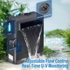 Large Powerful Turtle Tank Filter U V-ery for 40-155 Gallon