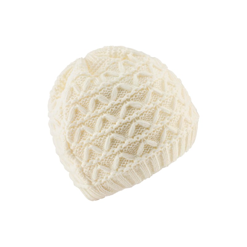 Sterntaler Knitted Cotton Hat (Organic) - GOTS Unisex Beanie, ecru