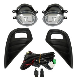 labwork Left Driver & Right Passenger Sides Pair Fog Lights Assembly Replacement for Toyota Highlander 2020-2022 Front Fog Lamps