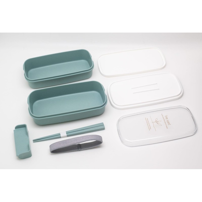 OSK PW-14S HKP No.3 Lunch Box, 2-Tier, Antibacterial, 11.2 fl