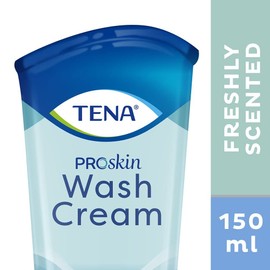 TENA proskin Wash Cream | 3 in 1 Protection cream | 150ml Pack of 1