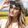 LVIOE Snap Shades Fit Over Sunglasses Solar Shields Wrap Around