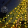 13.5FT*5 Branches Fake Vines with Fairy Lights, Solar Powered Ivy