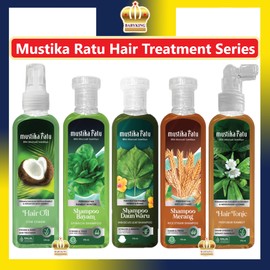 Mustika Ratu Original Mustika Ratu Shampoo Bayam , Shampoo Merang , Shampoo Daun Waru , Hair Tonic Penyubur Rambut , Minyak Cem Ceman