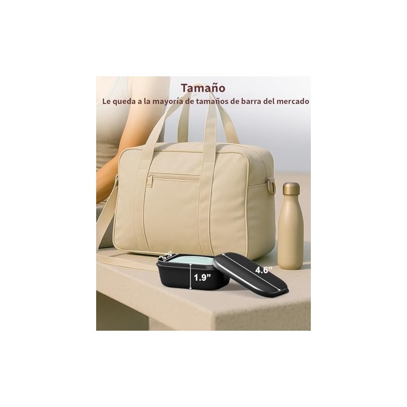 Timotech Jabonera para Viaje, Estuche para Jabón Sólido con Tapa