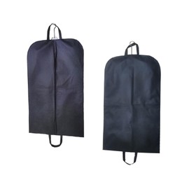 Suit Bag for Man, Dust Cover, Suit Carrier,for Suits, Coats, Tuxedo Reusable Full Zipper Garment Bag Perfect for Travel or Home Wardrobe Storage Breathable Suit Jacket Carrier (Black)
