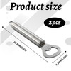 2 Stück Flaschenöffner Bottle Opener Bierflaschenöffner Kapselheber Bieröffner Flaschenöffner Personalisiert
