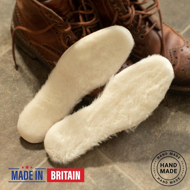 Lambland 2 Pairs of Premium Lambswool Latex Backed Inner Soles