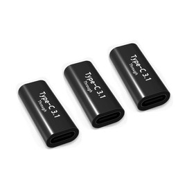 USB Type C Converter Adapter, YFFSFDC USB C Relay Adapter Female to Female 10Gbps Fast Data Transfer & 5A Rapid Charge Type C Extension Connector USB3.1 gen2 Female Extension Cord Compatible with Type