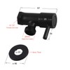 ACA International Black Brass Wall Mounted Washine Machine Stop Taps