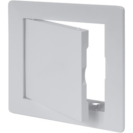 Vent Systems White ABS Plastic - Access Panel 4 x 4 Inch - Pack of 2 - Access Door for Drywall, Wall and Ceiling Electrical and Plumbing Service Wall Hole Cover - Exterior Dimensions 5.3x5.3 Inch