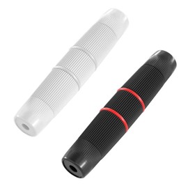 VizGiz 2 Pack RJ45 Coupler Waterproof Connector Pass Through CCTV POE Camera Cable Outdoor Extension Adapter Weather Water Proof Ethernet LAN Inline Extender for Cat5 Cat6 Cat7 Network Cord Line