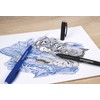 Eberhard Faber 582181 Erasable Gel Pen with Soft Touch Blue