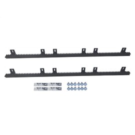 GATEXPERT Nylon Gear Rack for DK1350 Automatic Sliding Gate Openers with Installation Hardware(2pcs, 6.56ft)