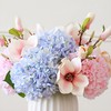 XDDCPWL Artificial Flowers Bouquet Hydrangea Fake Flowers Rose Flowers Arrangement